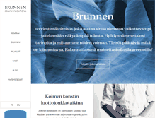 Tablet Screenshot of brunnen.fi